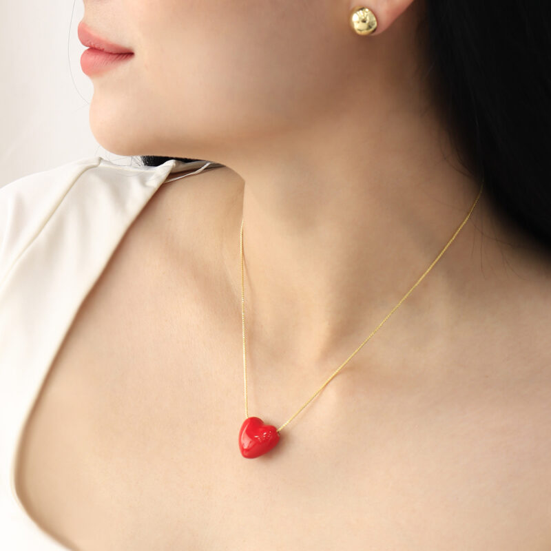 Gargantilla Luz De Amor/ En Baño De Oro 24k. Marca Brazz By Roel.