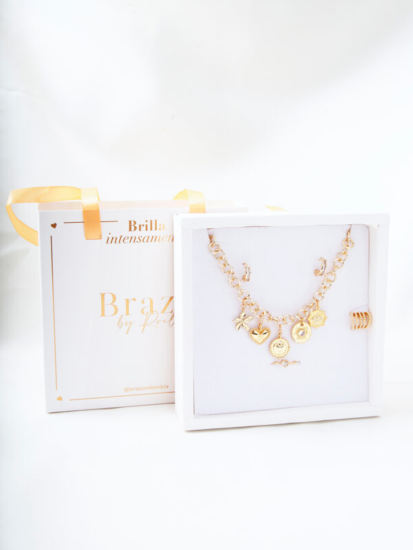 Regalo De Unión/ En Baño De Oro 24k. Marca Brazz By Roel.