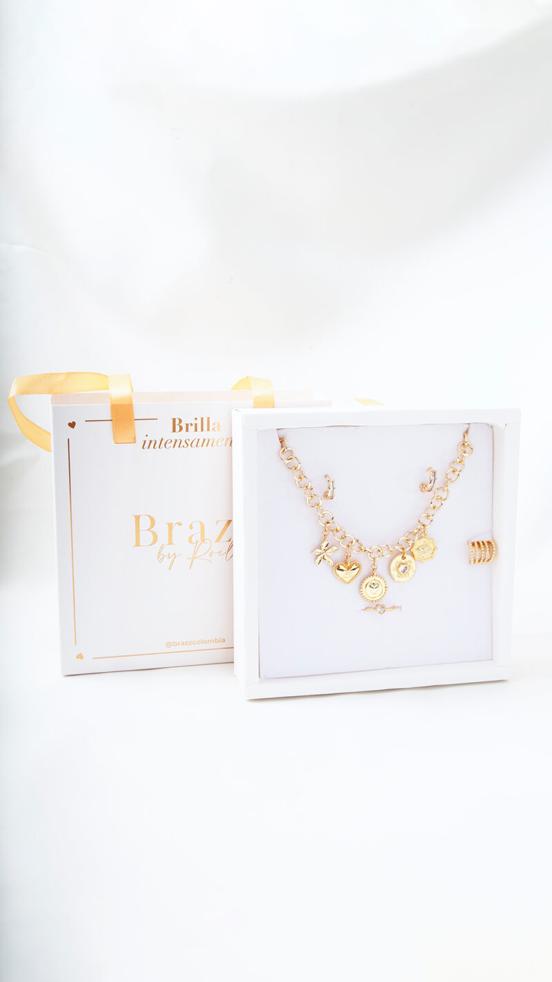 Regalo De Unión/ En Baño De Oro 24k. Marca Brazz By Roel.