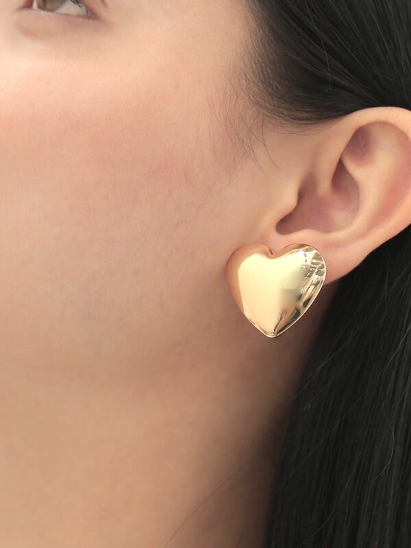 Topo Big Heart/ En Baño De Oro 24k. Marca Brazz By Roel.