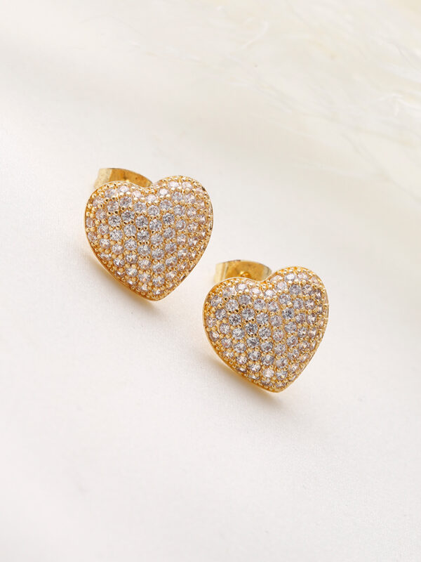 Topo Corazón/ En Baño De Oro 24k. Marca Brazz By Roel.